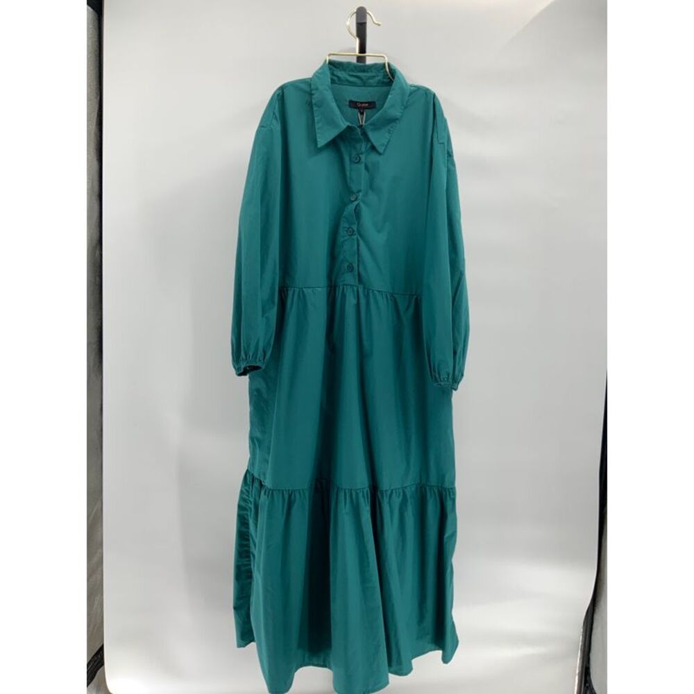 Quince Poplin Midi Tunic Dress